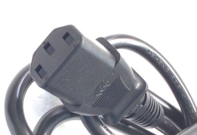 CABLE DE 3 CLAVIJAS TIPO ITALIANO  PARA MONITOR Y TV “NUEVO“ / CON ENCHUFE TIPO AMERICANO  / 10 A / 16 A / 220-250 V / 120 V /  3 CLAVIJAS  / COMPATIBLE CON DIFERENTES DISPOSITIVOS         - Imagen 2